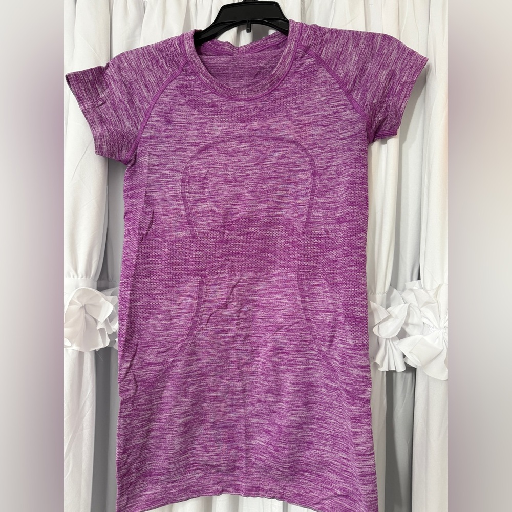 Lululemon short sleeve swiftly purple